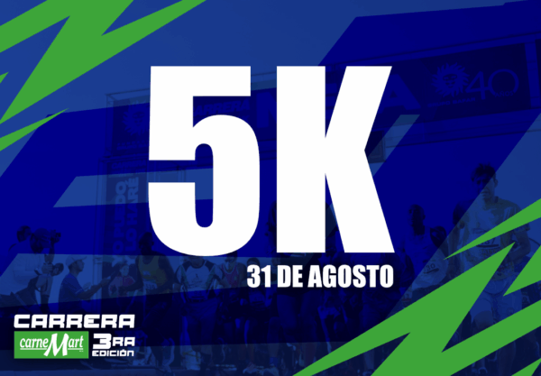 INSCRIPCIÓN 5K PROMOCIONAL - CARNEMART 3er EDICIÓN
